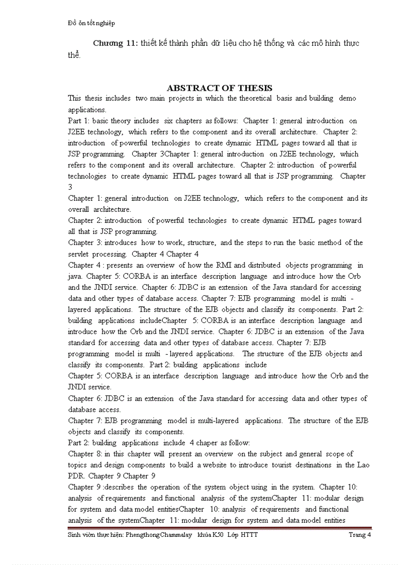 image for page Tìm hiểu công nghệ J2EE và phát triển ứng dụng Website giới thiệu du lịch ở Lào.