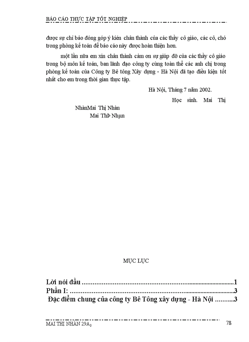 image for page Kế toán nguyên vật liệu, công cụ dụng cụ tại Công ty Bê tông Xây dựng - Hà Nội