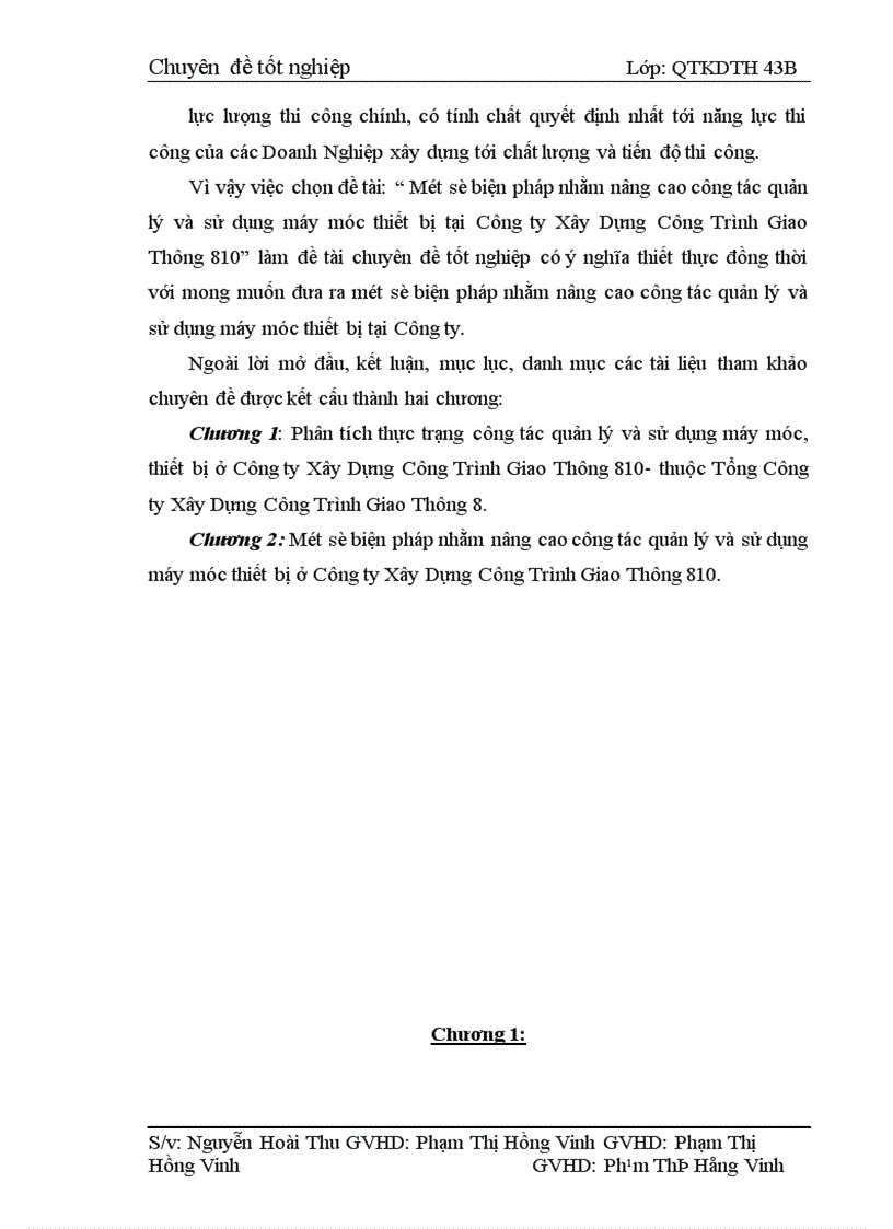image for page Một số biện pháp nhằm nâng cao công tác quản lý và sử dụng máy móc thiết bị tại Công ty Xây Dựng Công Trình Giao Thông 810