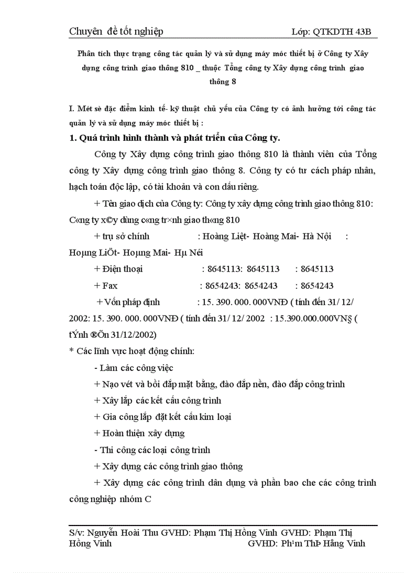 image for page Một số biện pháp nhằm nâng cao công tác quản lý và sử dụng máy móc thiết bị tại Công ty Xây Dựng Công Trình Giao Thông 810