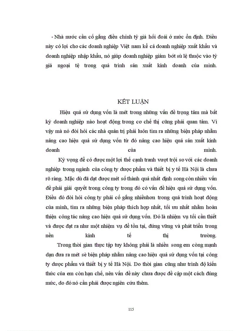 image for page Các biện pháp nhằm nâng cao hiệu quả sử dụng vốn tại công ty dược phẩm và thiết bị y tế Hà Nội