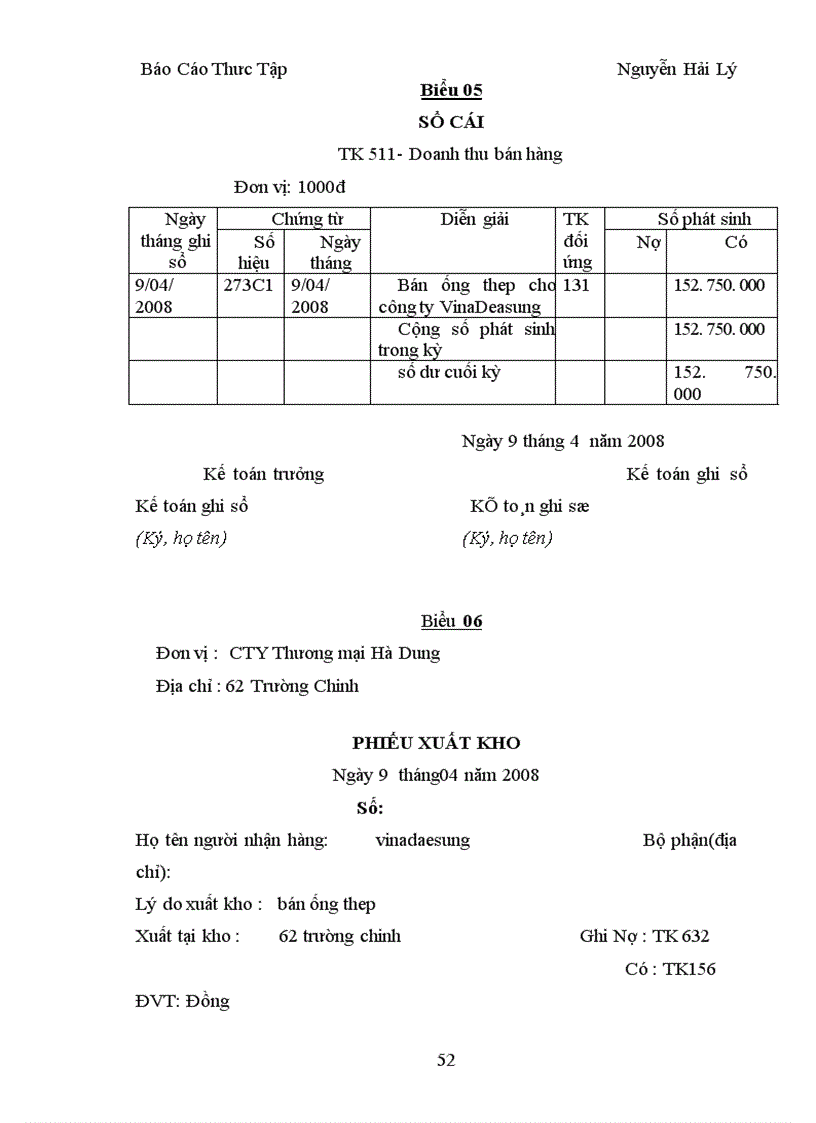 image for page Công tác kế toán bán hàng tại Công ty TNHH TM Hà Dung