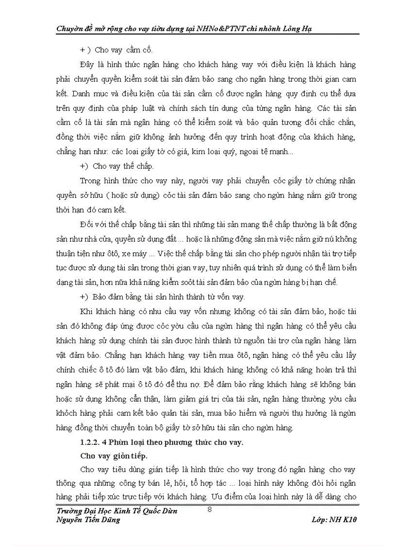 image for page Mở rộng cho vay tiêu dùng tại Ngân hàng Nông nghiệp và Phát triển nông thôn chi nhánh Láng Hạ