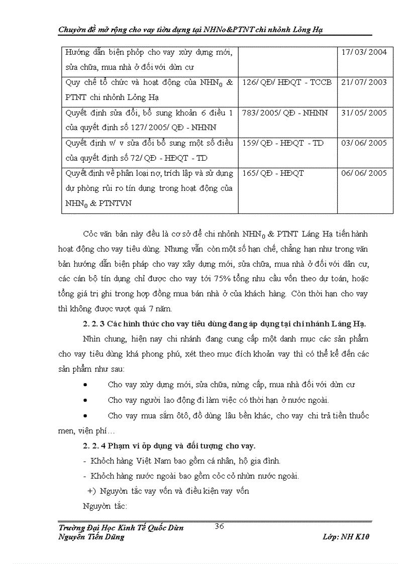 image for page Mở rộng cho vay tiêu dùng tại Ngân hàng Nông nghiệp và Phát triển nông thôn chi nhánh Láng Hạ