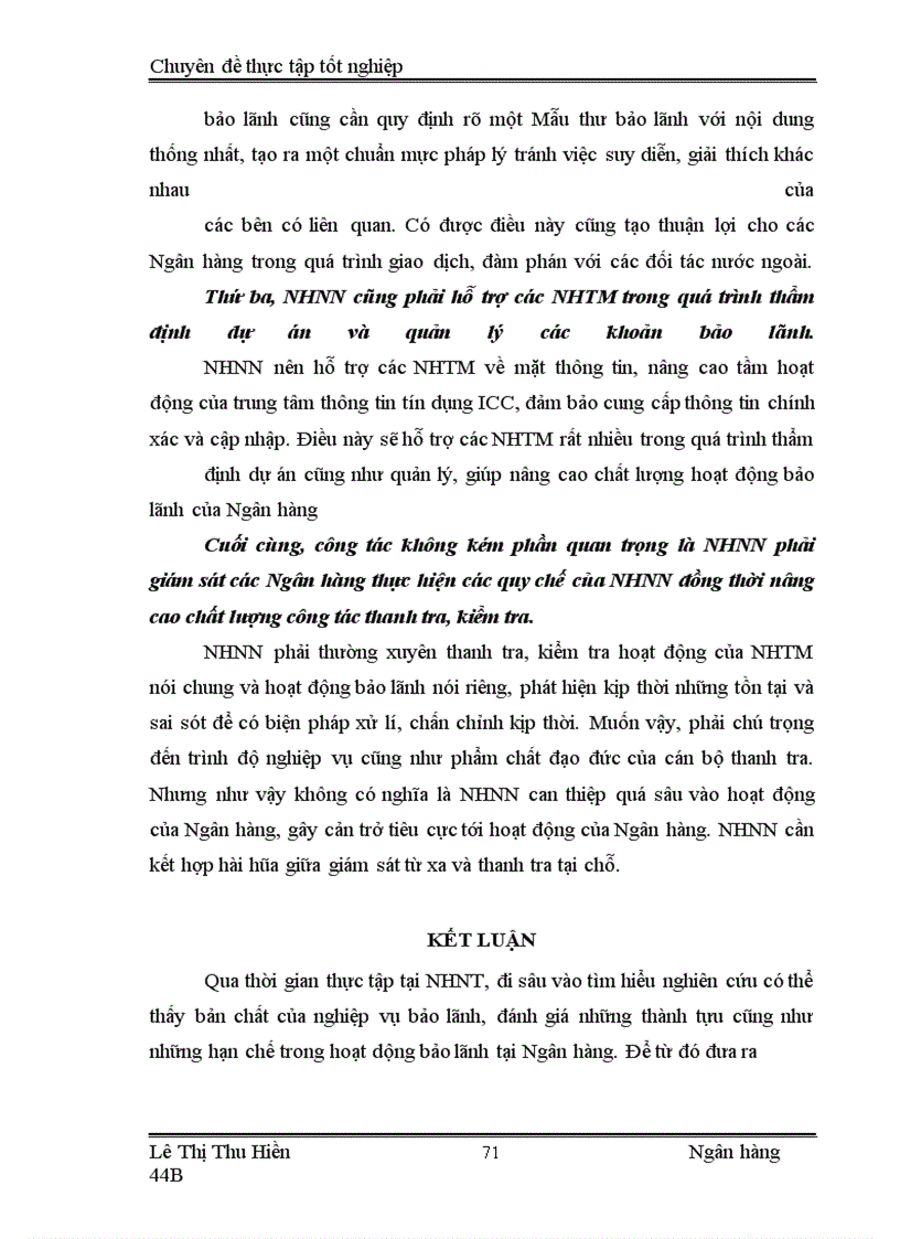 image for page Giải pháp nâng cao chất lượng hoạt động bảo lãnh tại Ngân Hàng Ngoại Thương Việt Nam