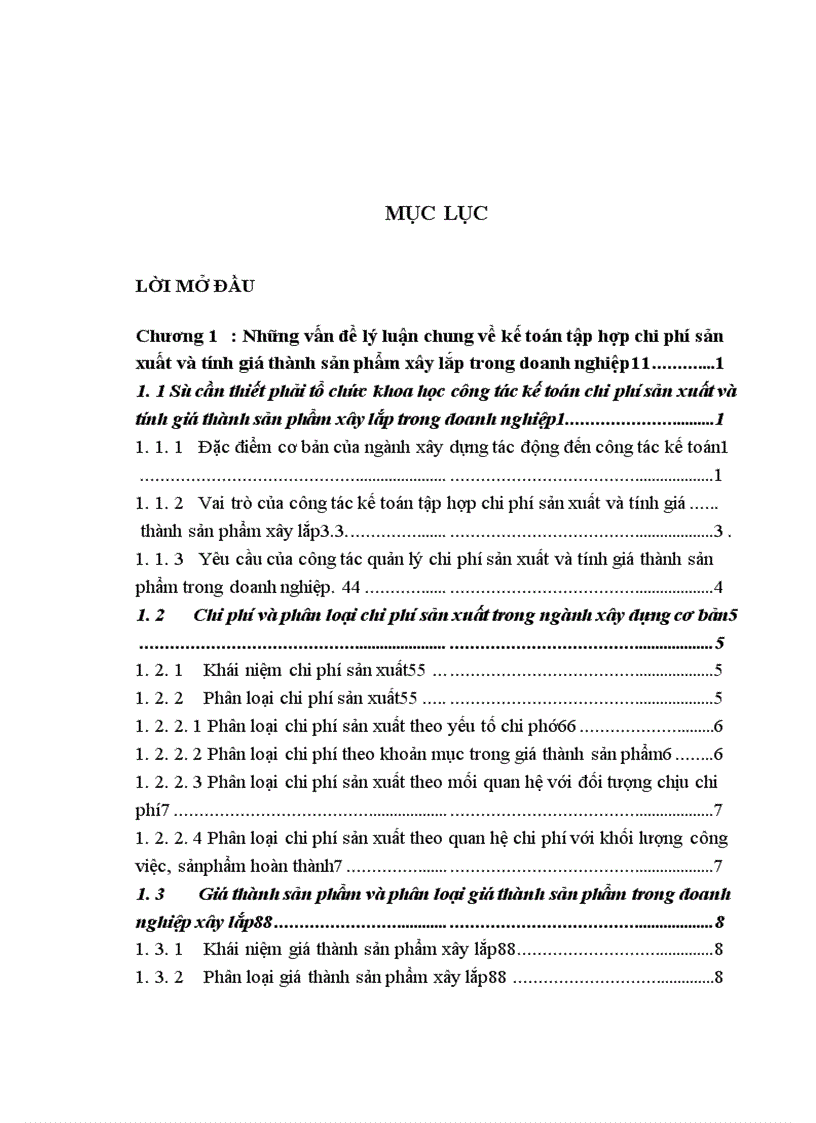 image for page Kế toán tập hợp chi phí sản xuất và tính giá thành sản phẩm xây lắp ở công ty CPĐT & XDCT CIENCO_128