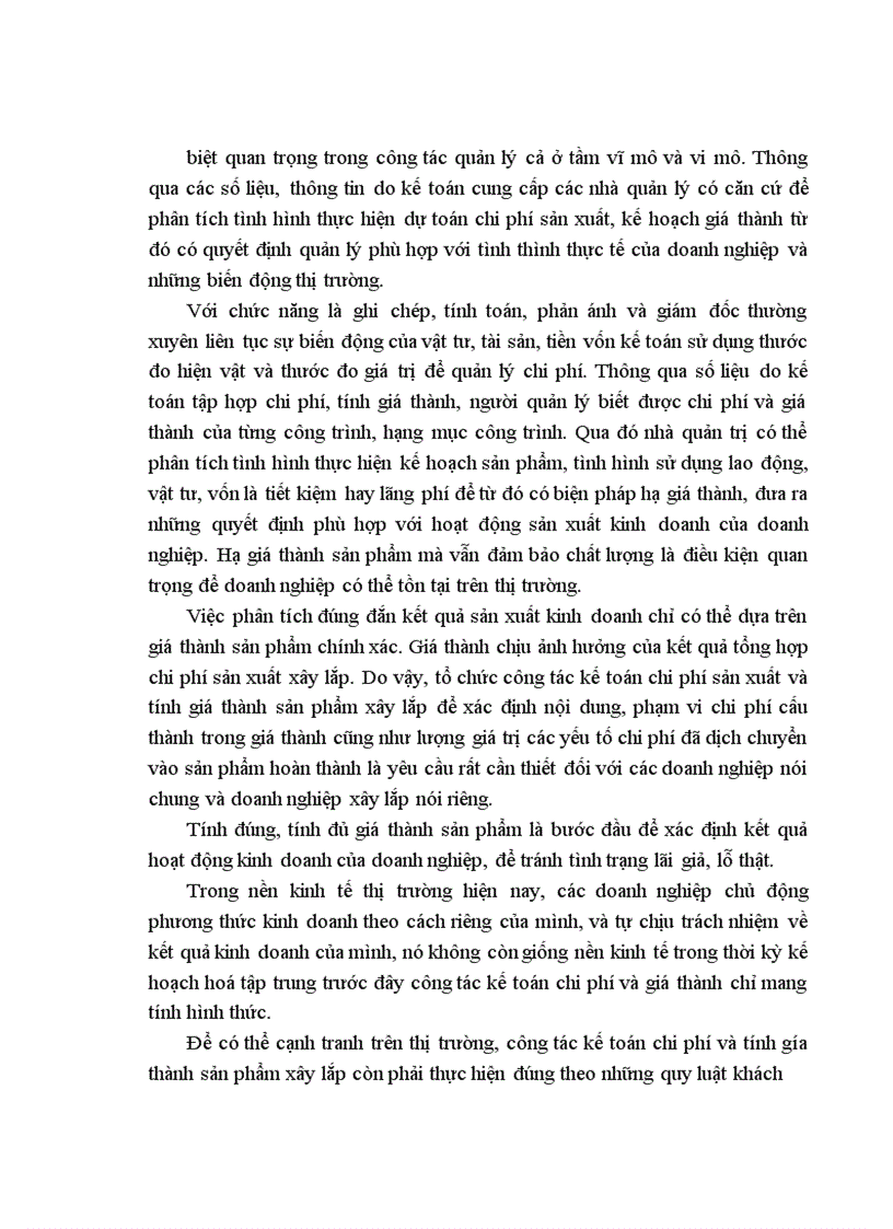 image for page Kế toán tập hợp chi phí sản xuất và tính giá thành sản phẩm xây lắp ở công ty CPĐT & XDCT CIENCO_128