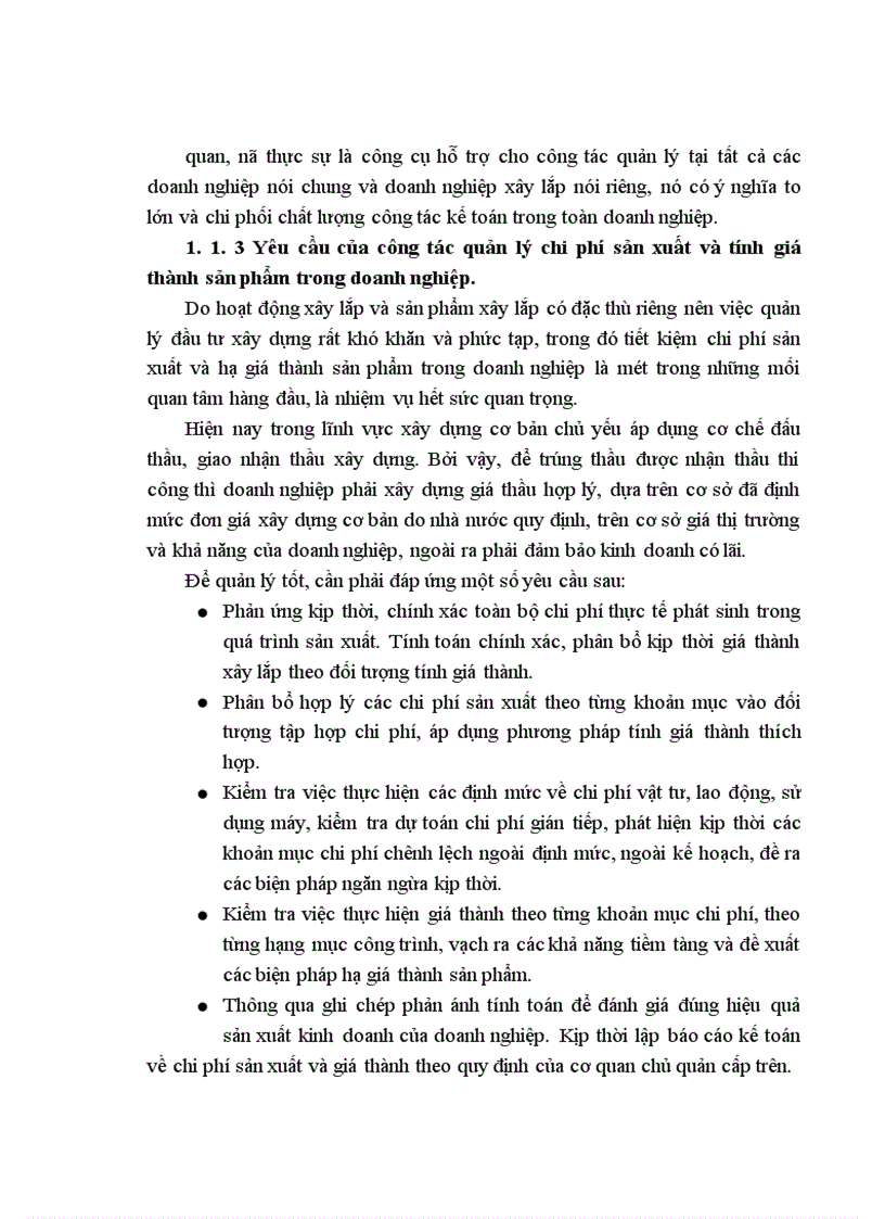 image for page Kế toán tập hợp chi phí sản xuất và tính giá thành sản phẩm xây lắp ở công ty CPĐT & XDCT CIENCO_128