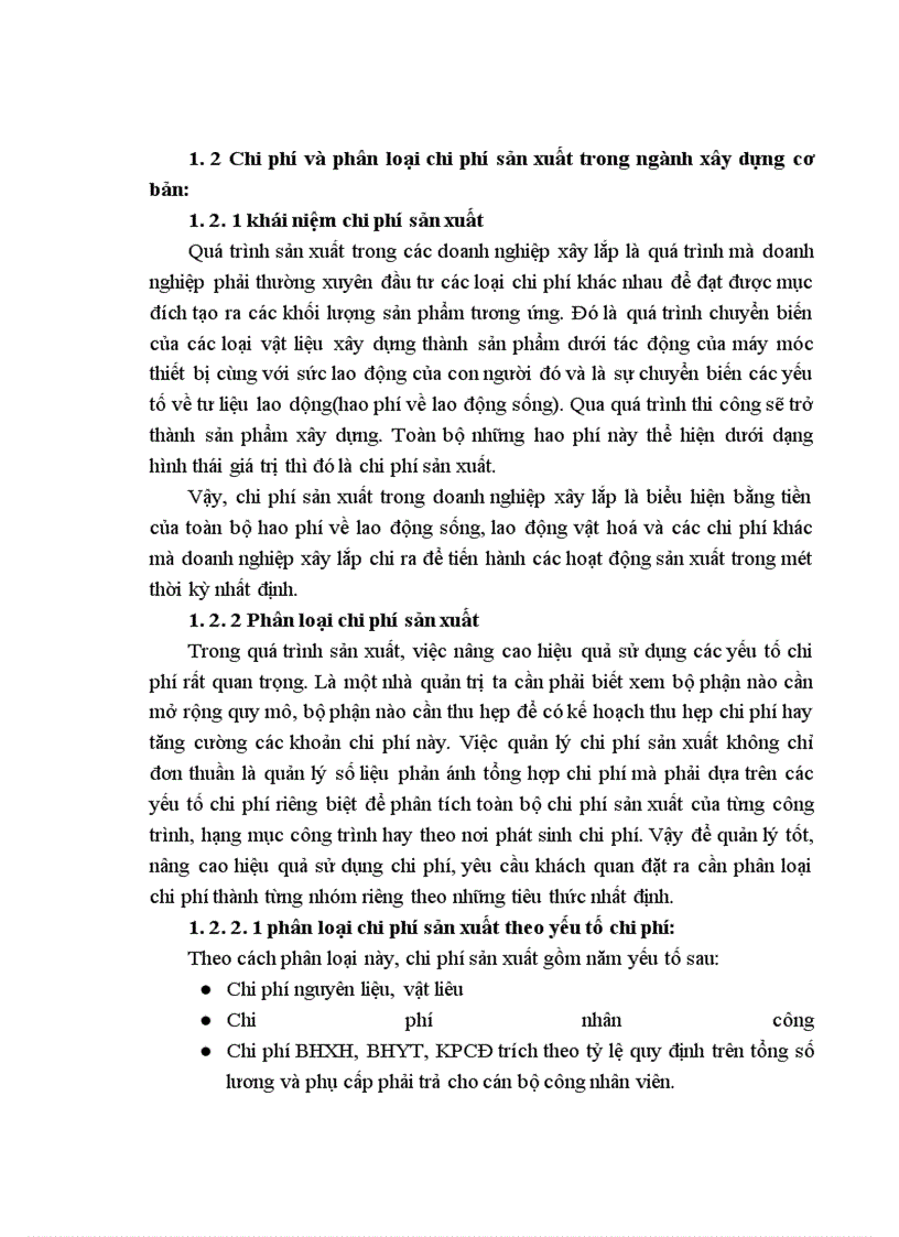 image for page Kế toán tập hợp chi phí sản xuất và tính giá thành sản phẩm xây lắp ở công ty CPĐT & XDCT CIENCO_128