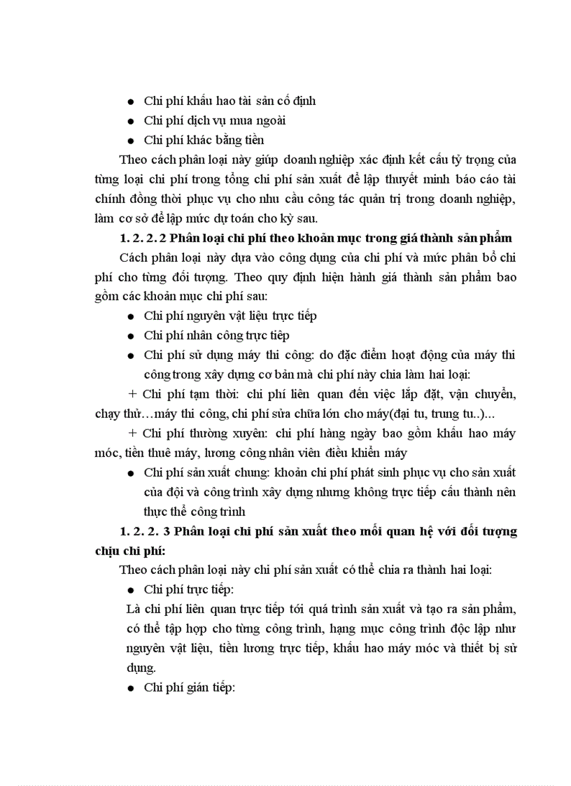 image for page Kế toán tập hợp chi phí sản xuất và tính giá thành sản phẩm xây lắp ở công ty CPĐT & XDCT CIENCO_128