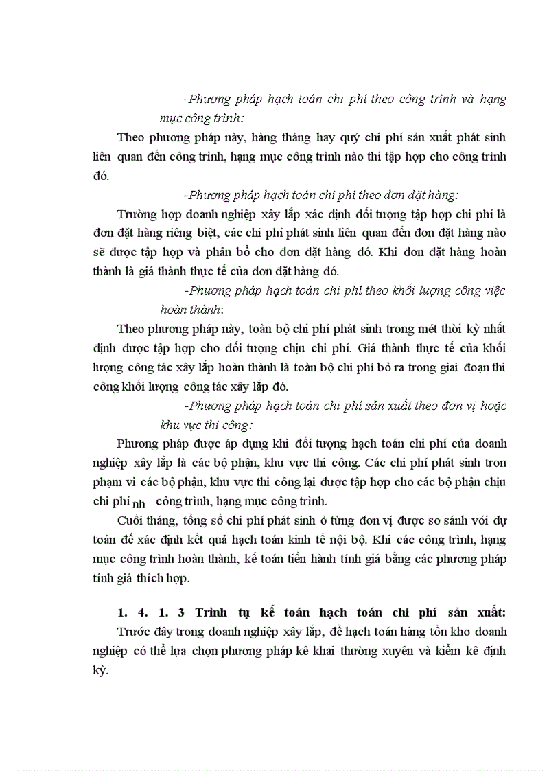 image for page Kế toán tập hợp chi phí sản xuất và tính giá thành sản phẩm xây lắp ở công ty CPĐT & XDCT CIENCO_128