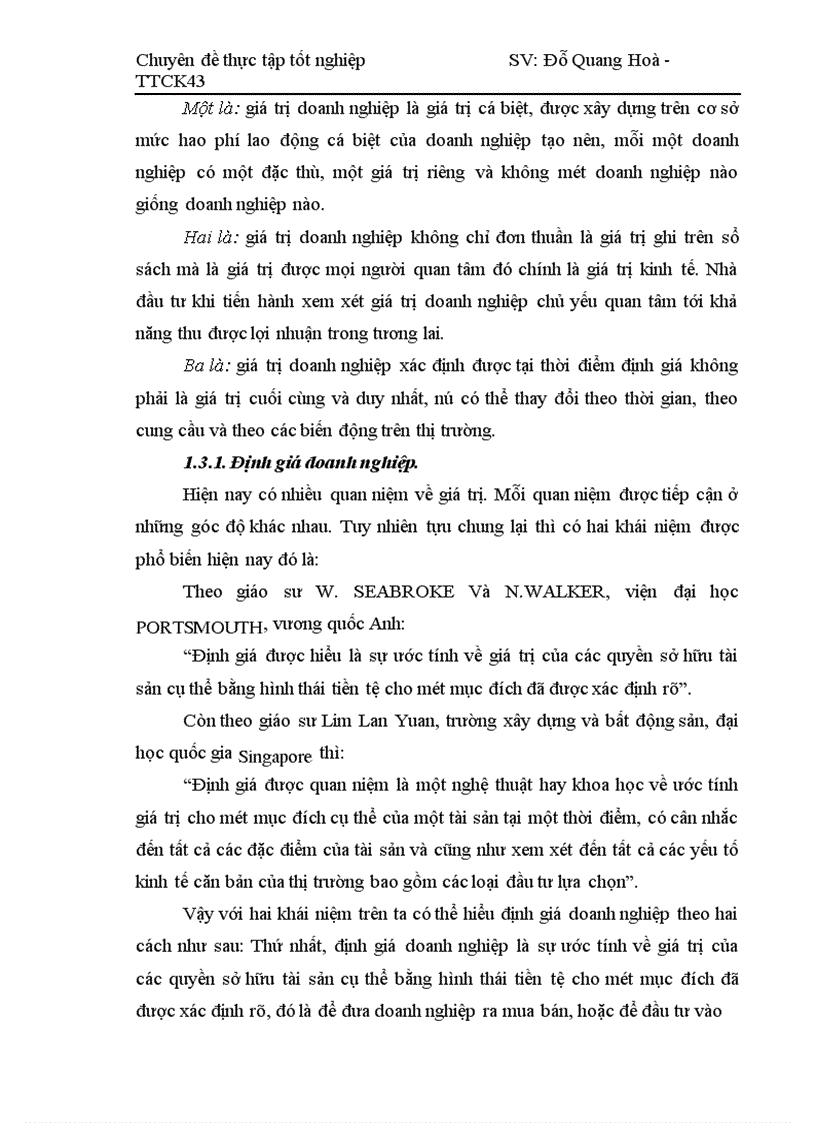 image for page Nghiên cứu về các phương pháp xác định giá trị doanh nghiệp