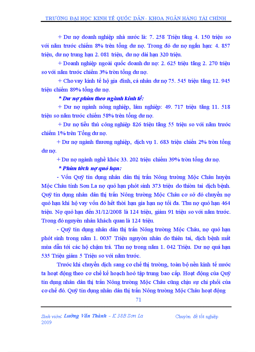 image for page Giải pháp nâng cao chất lượng tín dụng hộ sản xuất tại Quỹ tín dụng nhân dân thị trấn Nông trường huyện Mộc Châu tỉnh Sơn La