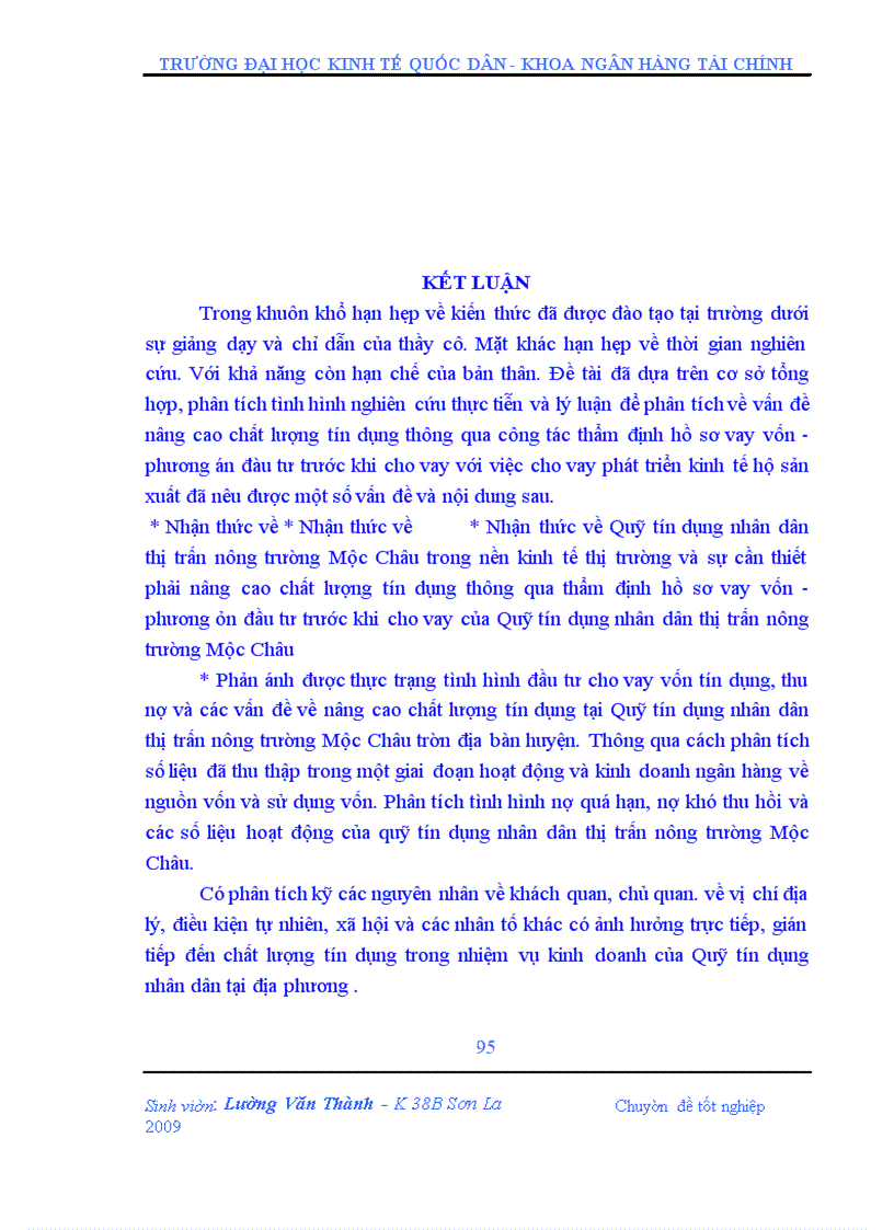 image for page Giải pháp nâng cao chất lượng tín dụng hộ sản xuất tại Quỹ tín dụng nhân dân thị trấn Nông trường huyện Mộc Châu tỉnh Sơn La