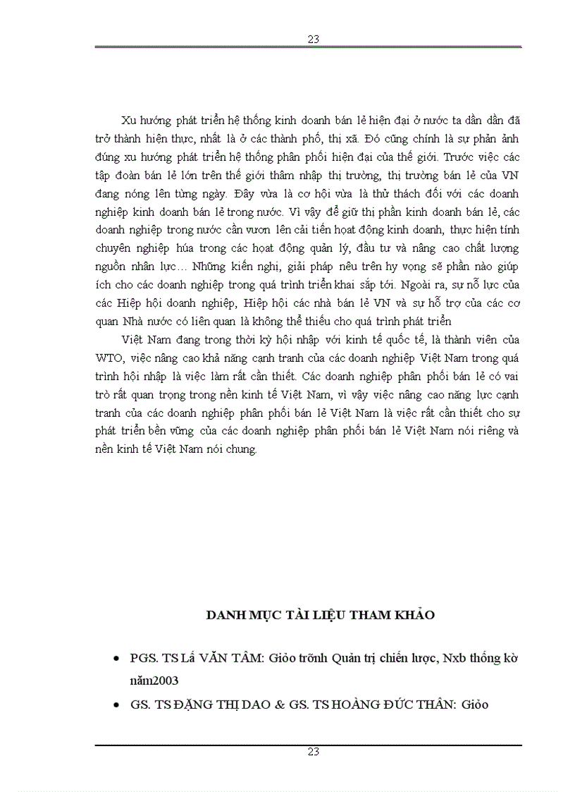 image for page Thực trạng năng lực cạnh tranh của các doanh nghiệp phân phối bán lẻ Việt Nam trong điều kiện là thành viên của WTO