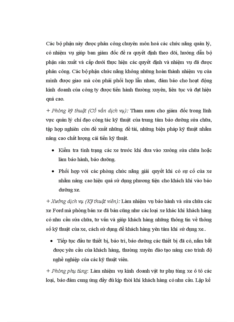 image for page Báo cáo thực tập tại Công ty cổ phần đại lý Ford Thủ Đô