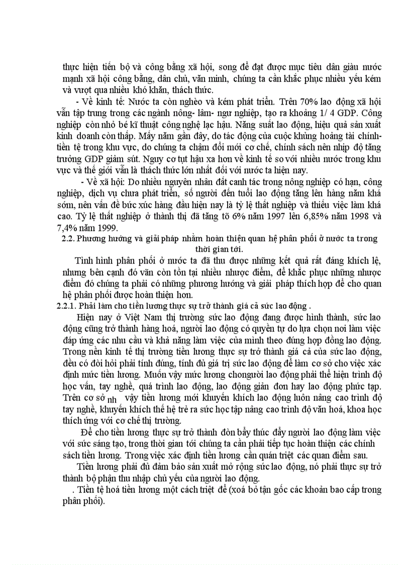 image for page Thực trạng quan hệ phân phối ở nước ta hiện nay