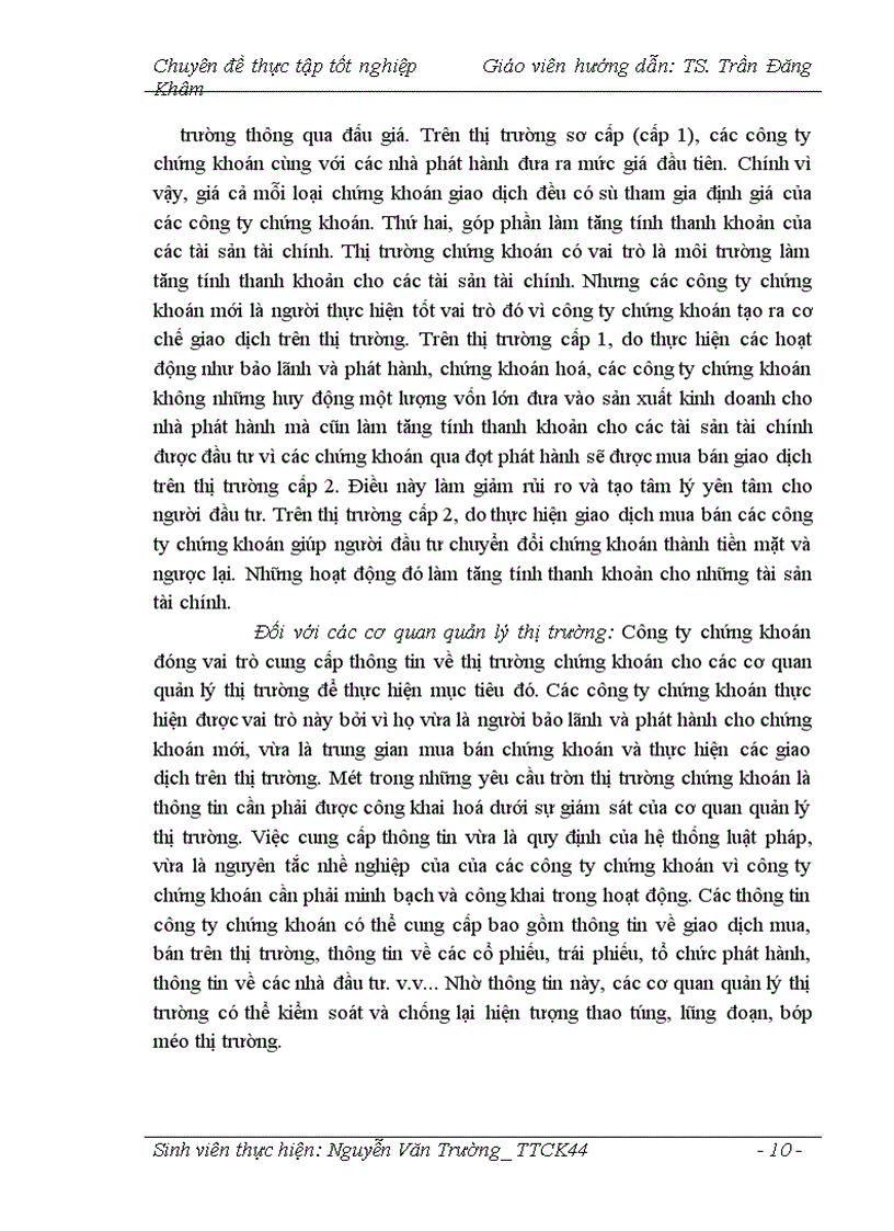 image for page Hoạt động Tự doanh của các công ty chứng khoán