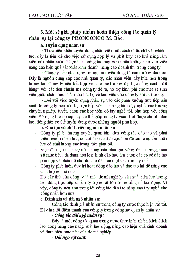 image for page Thực tập tại công ty PROCONCO