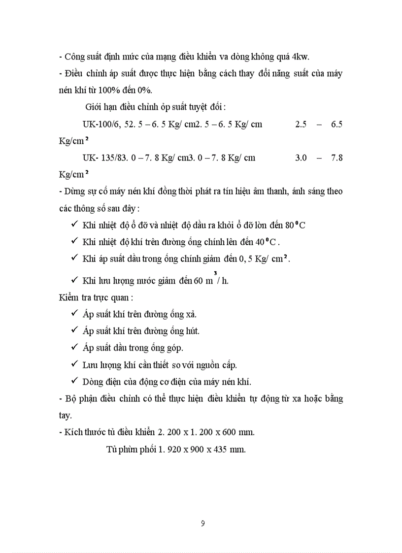image for page Nâng cấp hệ thống đo lường và điều khiển máy nén khí UK135/8T nhà máy xi măng Bỉm Sơn