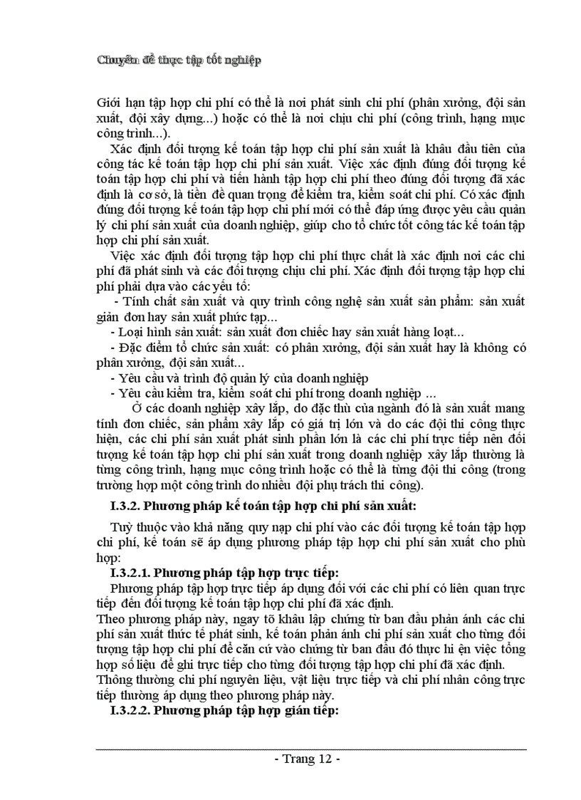 image for page Công tác kế toán tập hợp chi phí sản xuất và tính giá thành sản phẩm trong các doanh nghiệp xây lắp