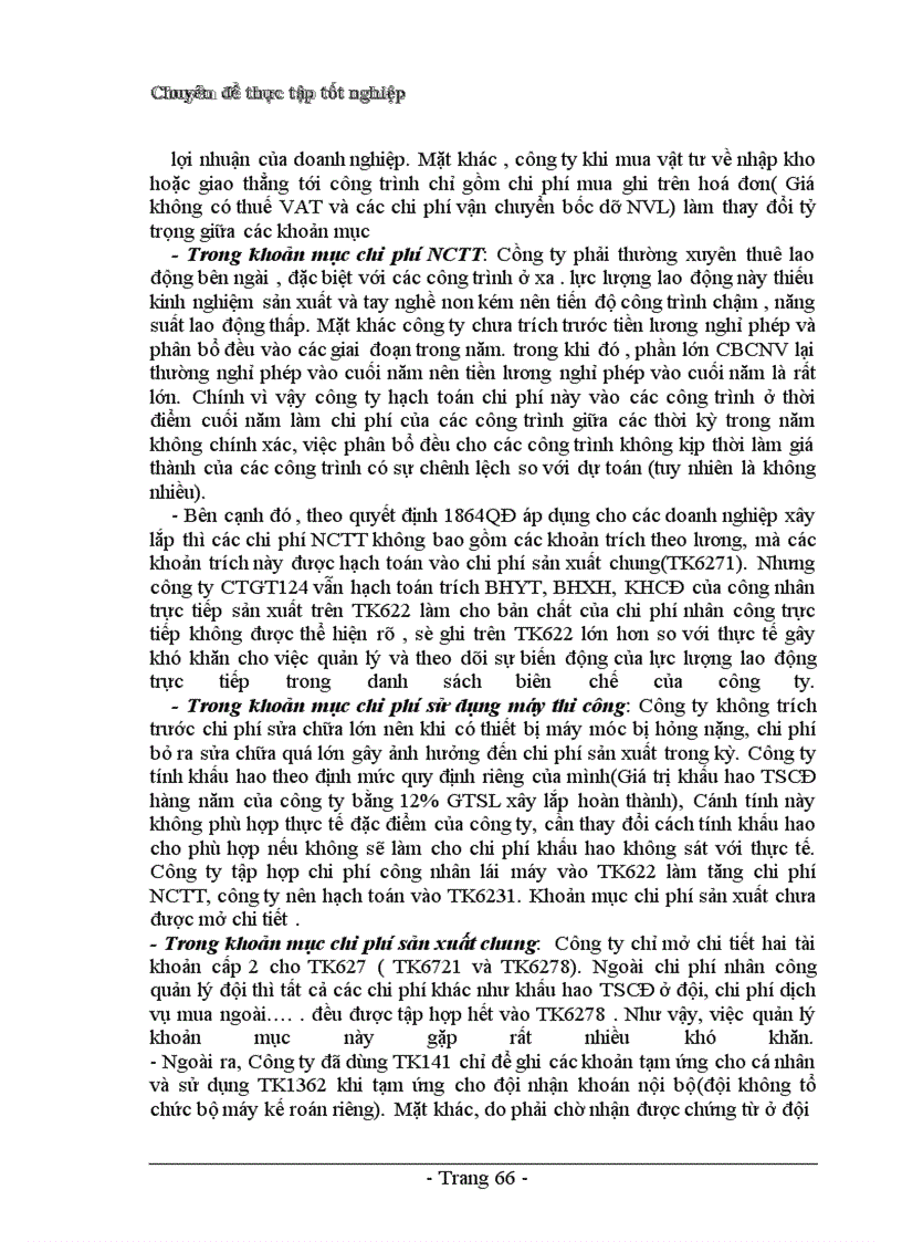 image for page Công tác kế toán tập hợp chi phí sản xuất và tính giá thành sản phẩm trong các doanh nghiệp xây lắp