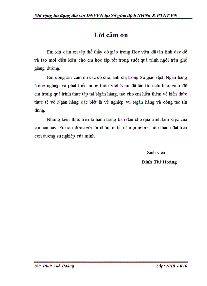 image for page Giải pháp mở rộng tín dụng đối với các doanh nghiệp vừa và nhỏ tại SGD NHNo & PTNT VN