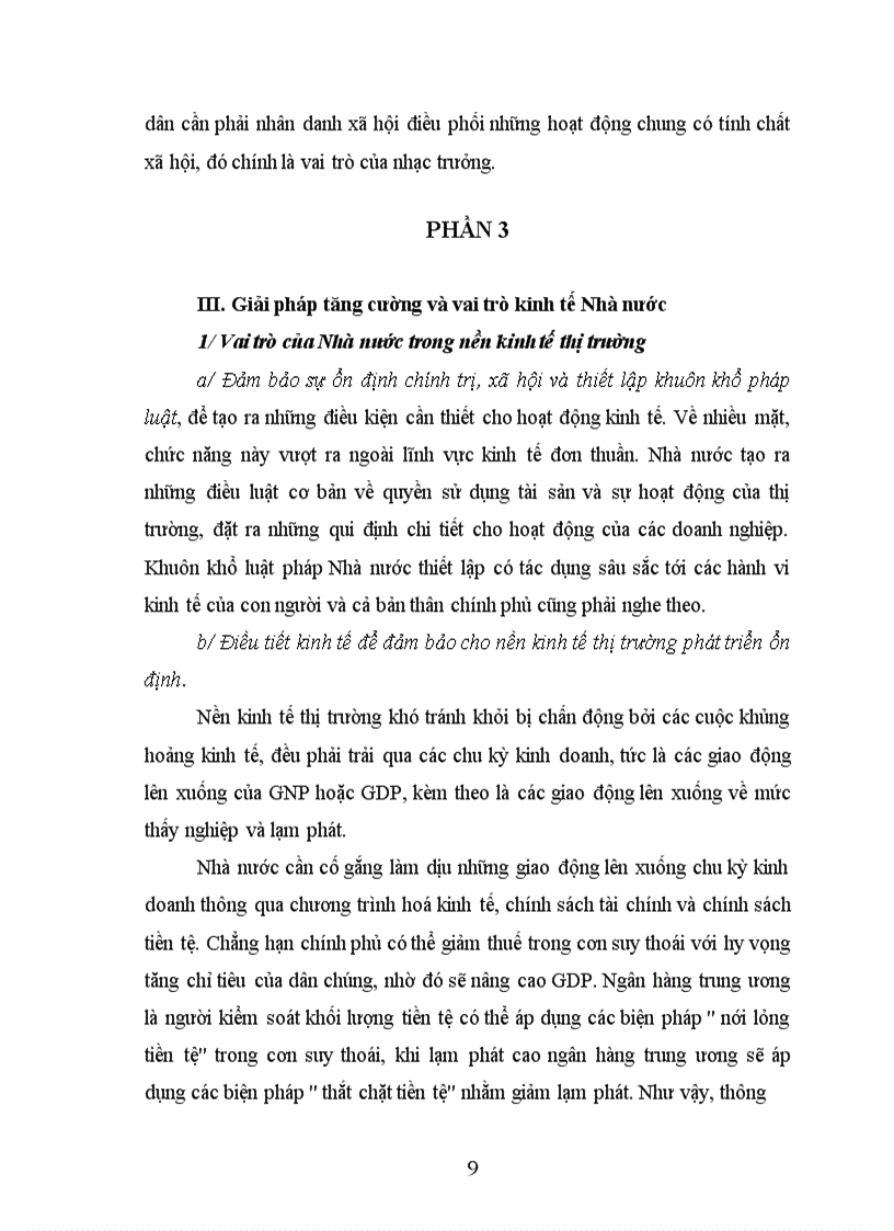 image for page Trình bày và phân tích lại hoạt động, tồn tại của cơ chế thị trường và sự quản lý của Nhà nước trong nền kinh tế thị trường.