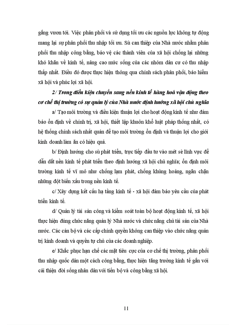 image for page Trình bày và phân tích lại hoạt động, tồn tại của cơ chế thị trường và sự quản lý của Nhà nước trong nền kinh tế thị trường.