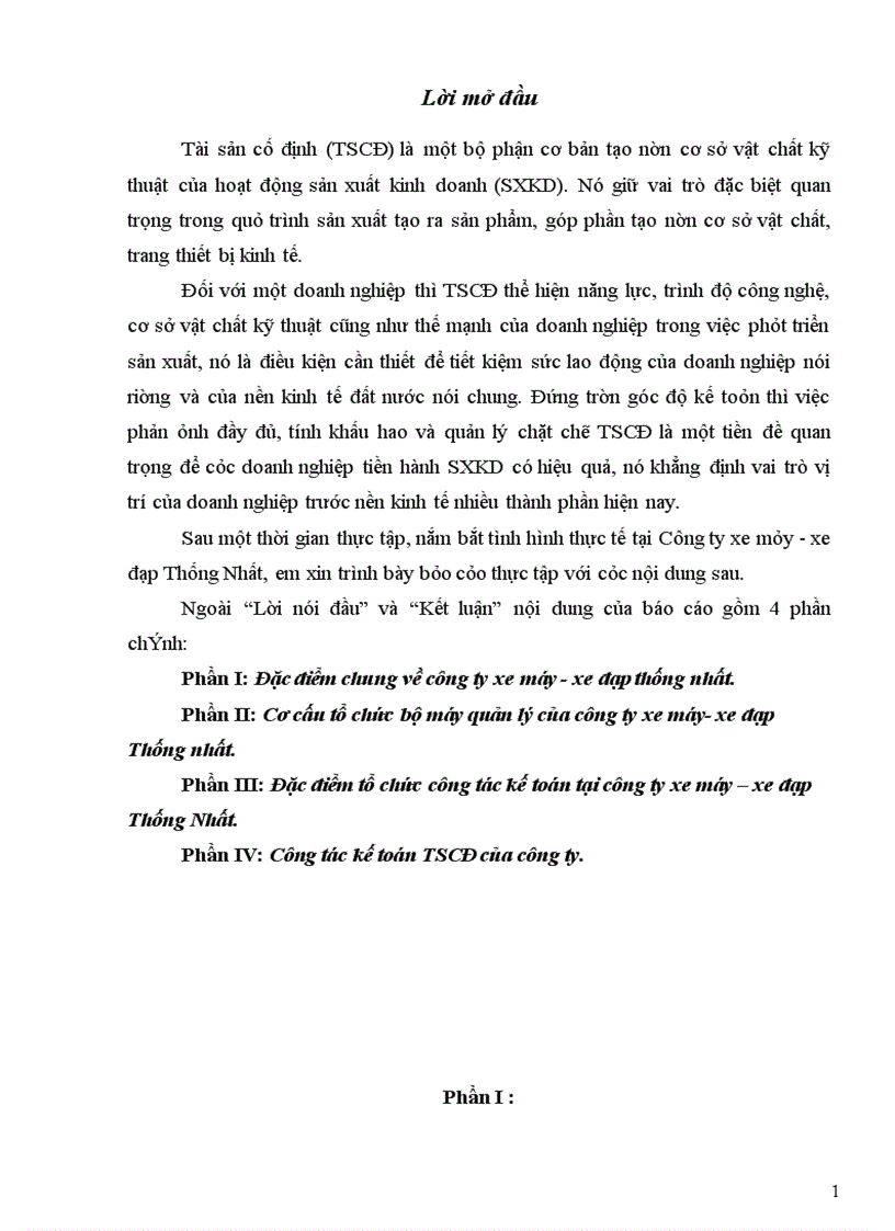 image for page Công tác kế toán tại công ty xe máy – xe đạp Thống Nhất.