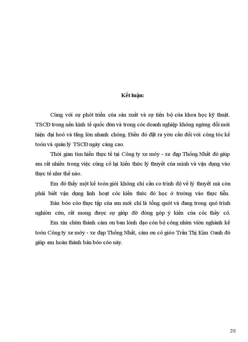 image for page Công tác kế toán tại công ty xe máy – xe đạp Thống Nhất.