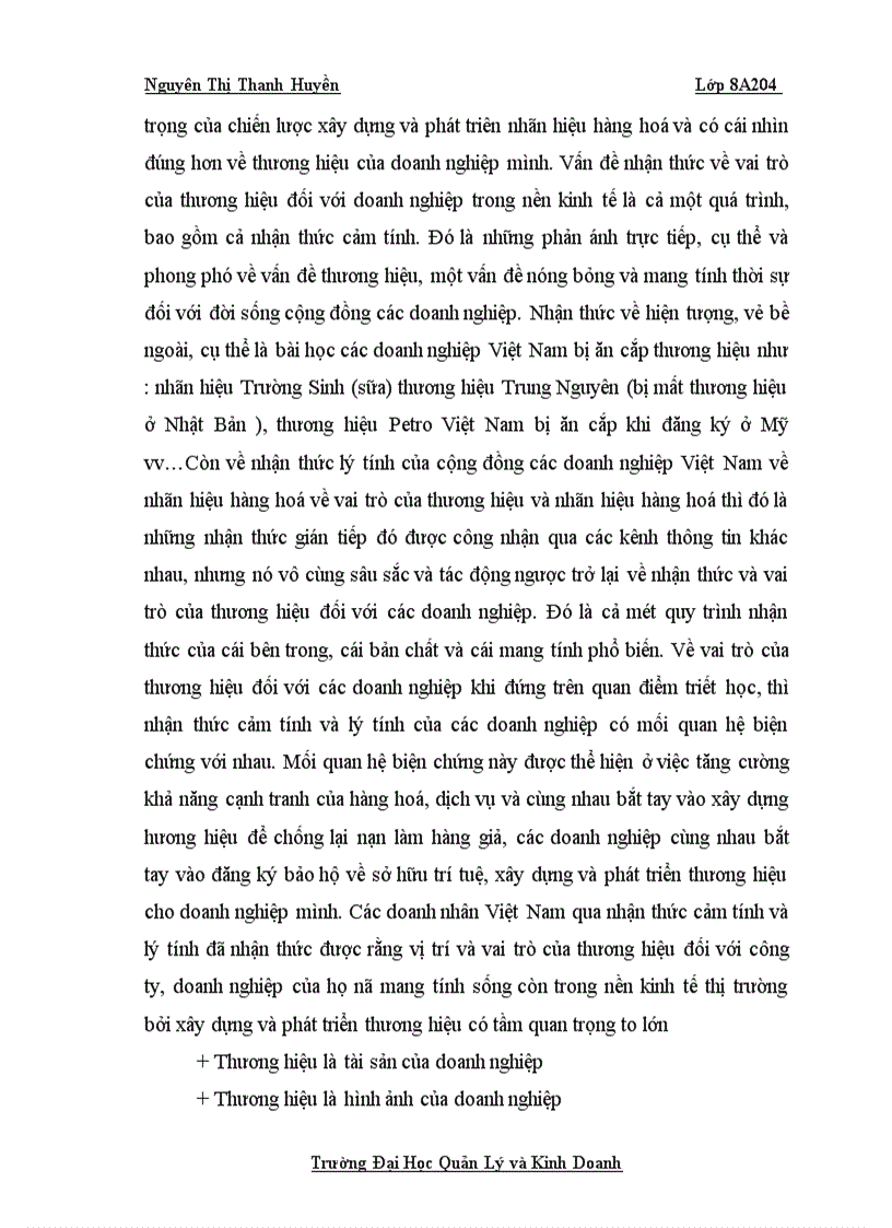 image for page Vai trò của thương hiệu NHHH đối với các doanh nghiệp