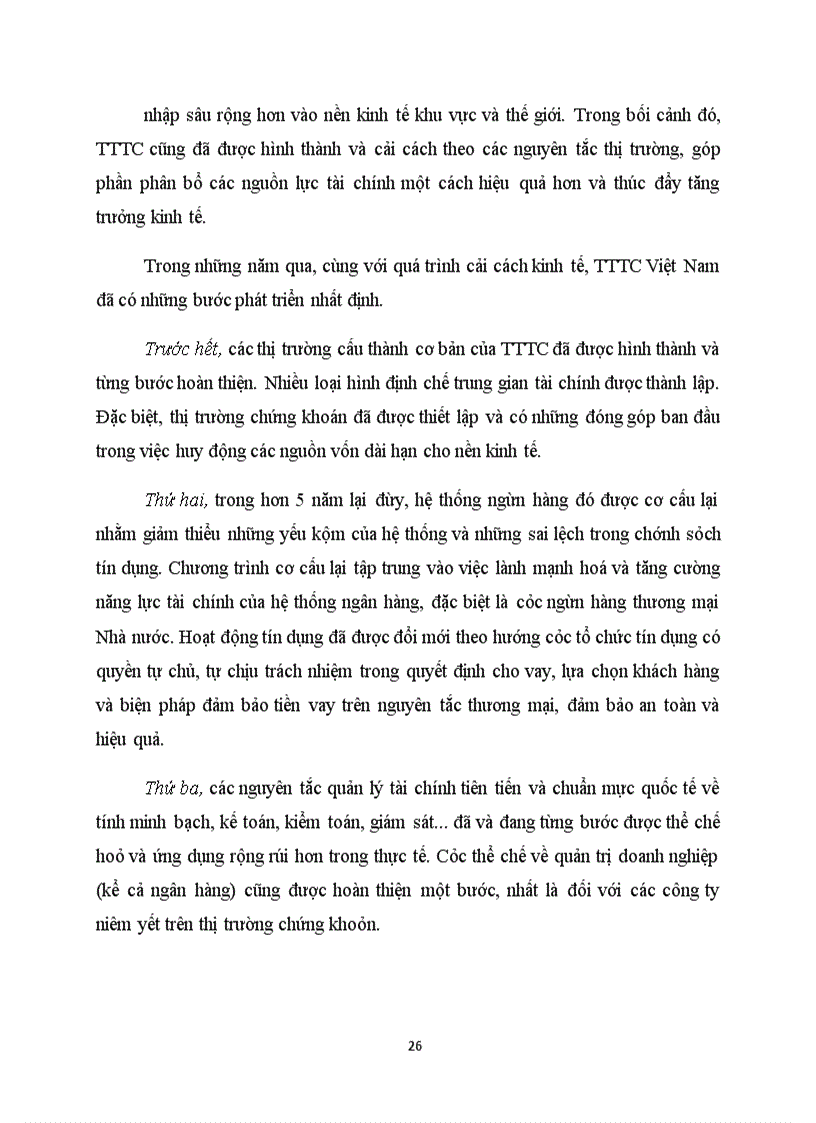 image for page Thực trạng thị trường tài chính việt nam