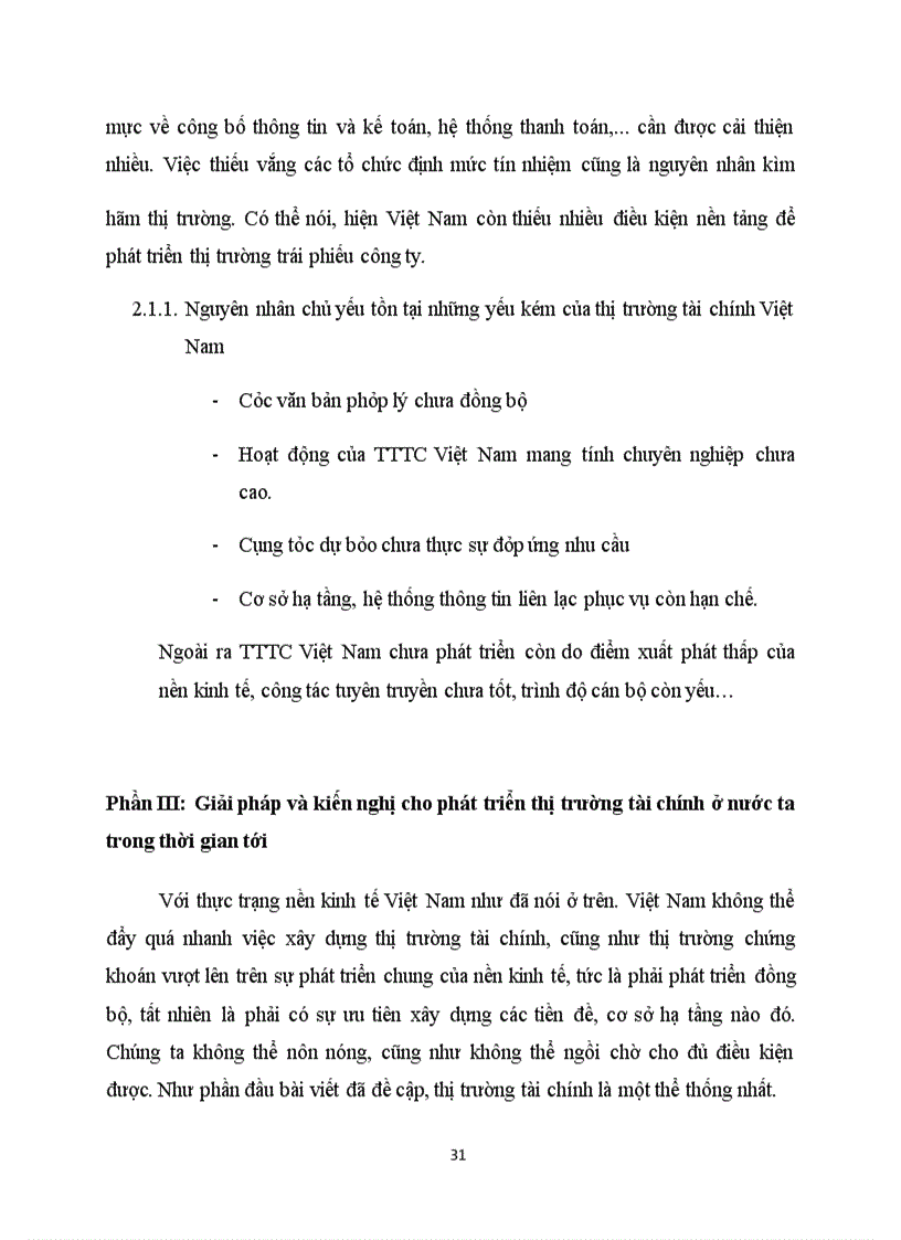 image for page Thực trạng thị trường tài chính việt nam