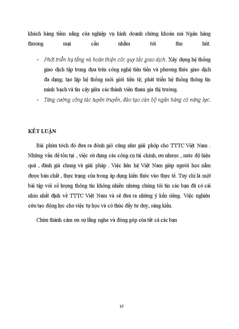 image for page Thực trạng thị trường tài chính việt nam