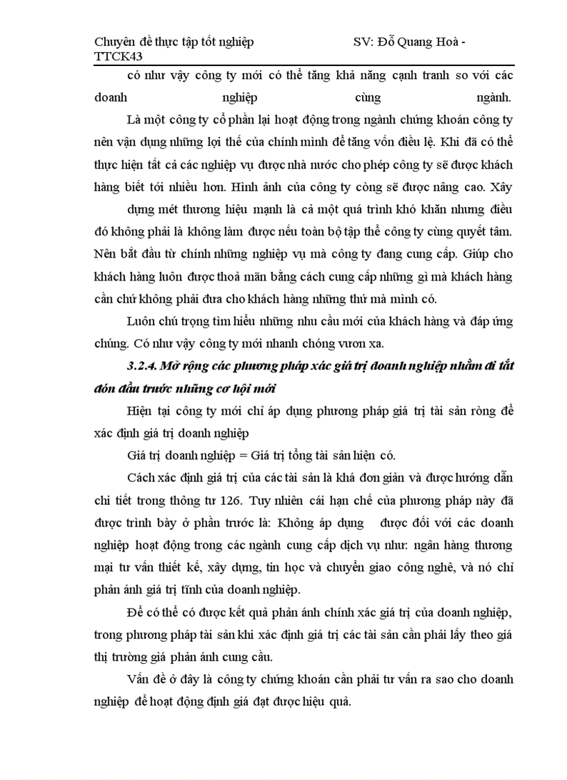 image for page Giải pháp cần thực hiện để mở rộng tư vấn xác định giá trị doanh nghiệp tại công ty chứng khoán Mê Kông.