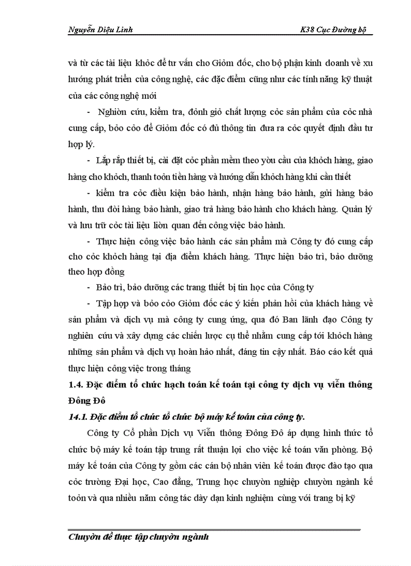 image for page Hoàn thiện kế toán tiền lương và các khoản trích theo lương tại Công ty cổ phân Dịch vụ Viễn thông Đông Đô