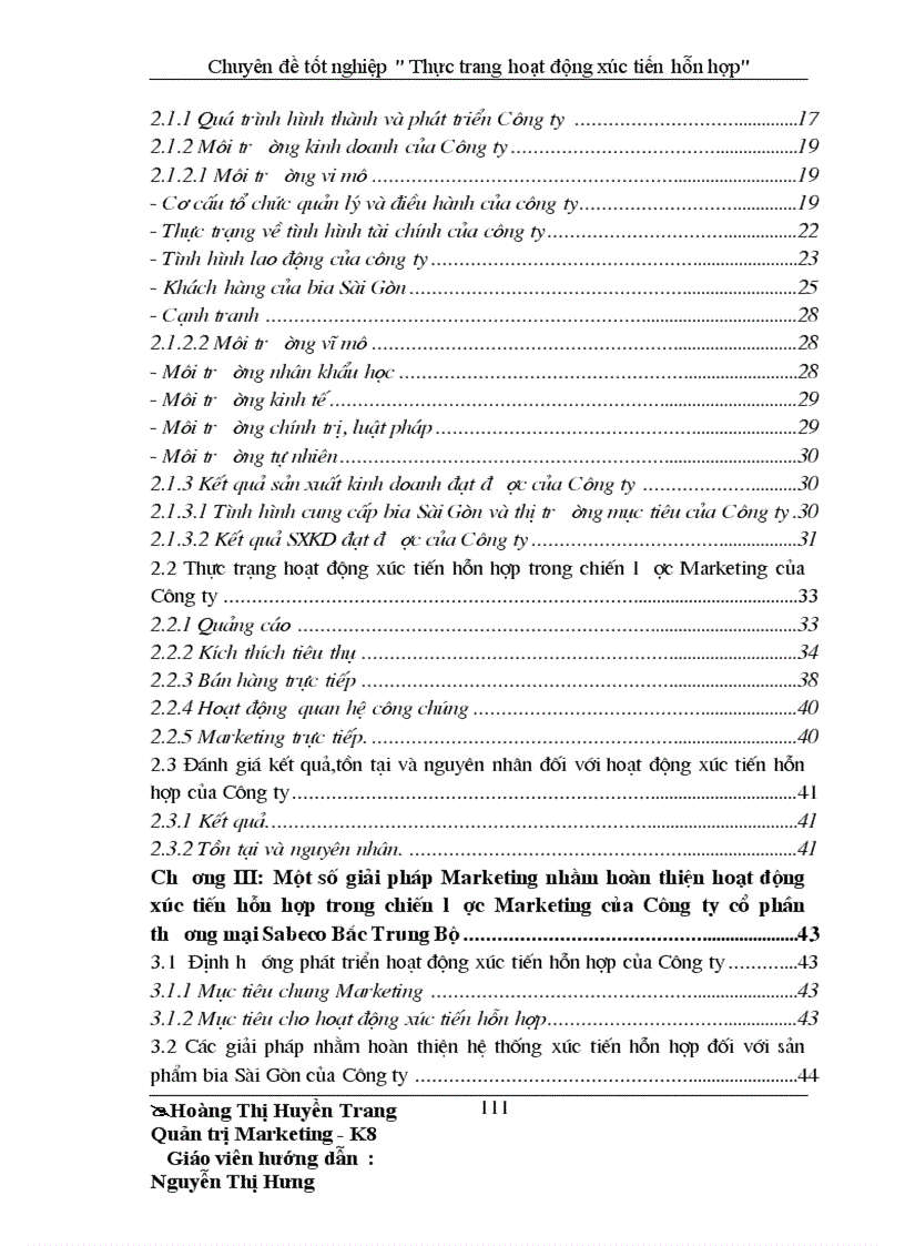 image for page Hoàn thiện hoạt động xúc tiến hỗn hợp của công ty cổ phần thương mại Sabeco Bắc Trung Bộ