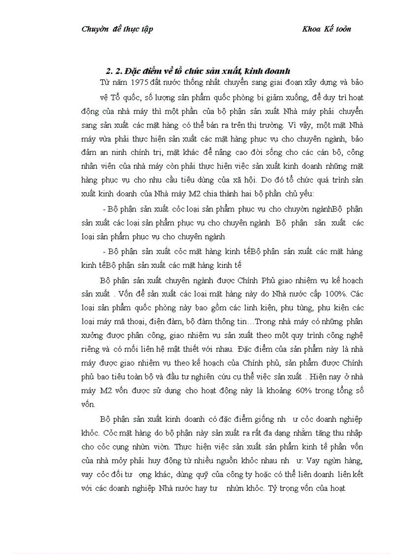 image for page Hoàn thiện hạch toán chi phí sản xuất và tính giá thành sản phẩm tại Nhà máy M2