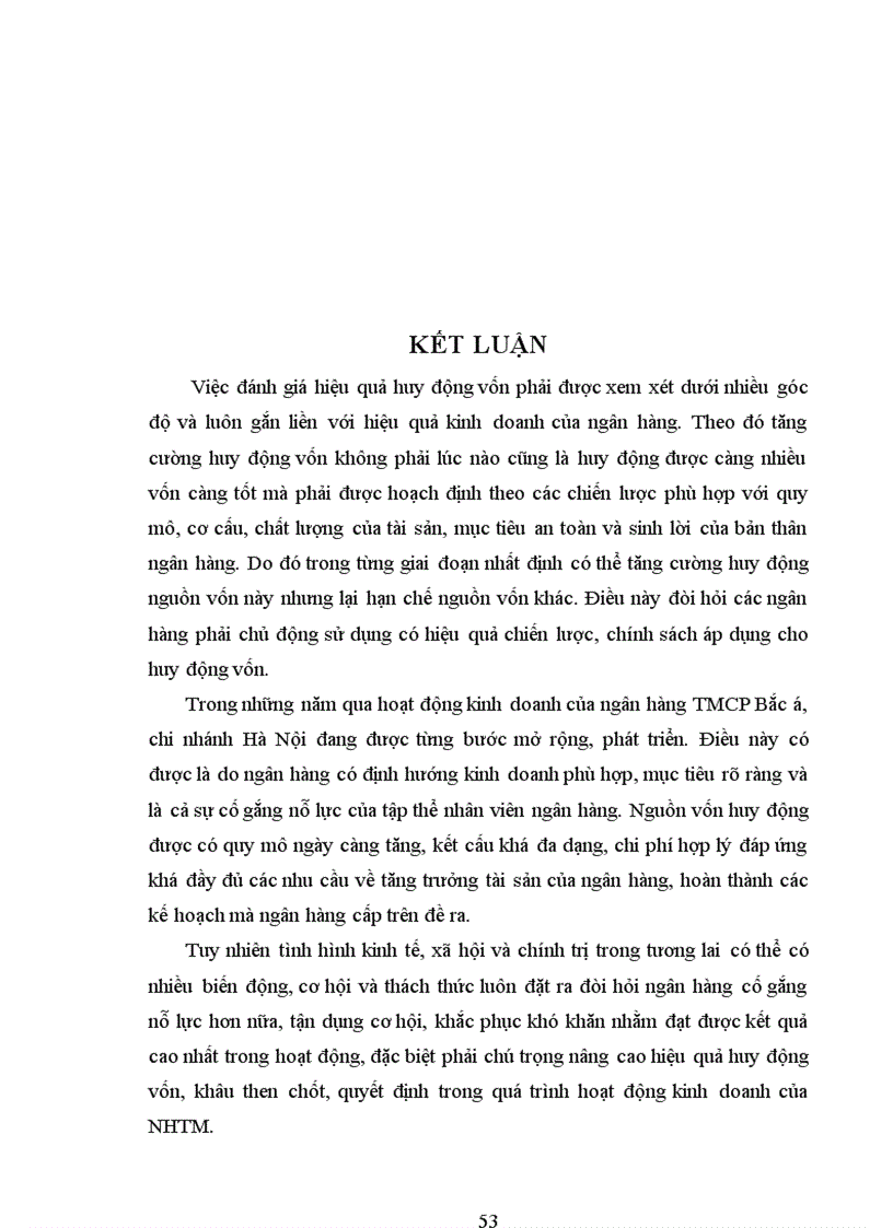 image for page Giải pháp nâng cao hiệu quả hoạt động huy động vốn tại ngân hàng thương mại cổ phần Bắc Á, chi nhánh Hà Nội