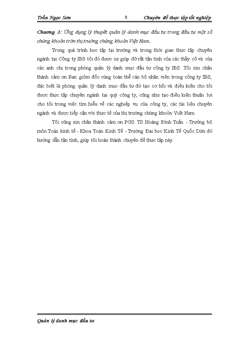 image for page Phân tích, quản lý danh mục đầu tư và áp dụng trong đầu tư một số chứng khoán trên thị trường chứng khoán Việt Nam