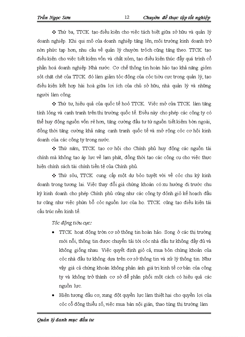 image for page Phân tích, quản lý danh mục đầu tư và áp dụng trong đầu tư một số chứng khoán trên thị trường chứng khoán Việt Nam