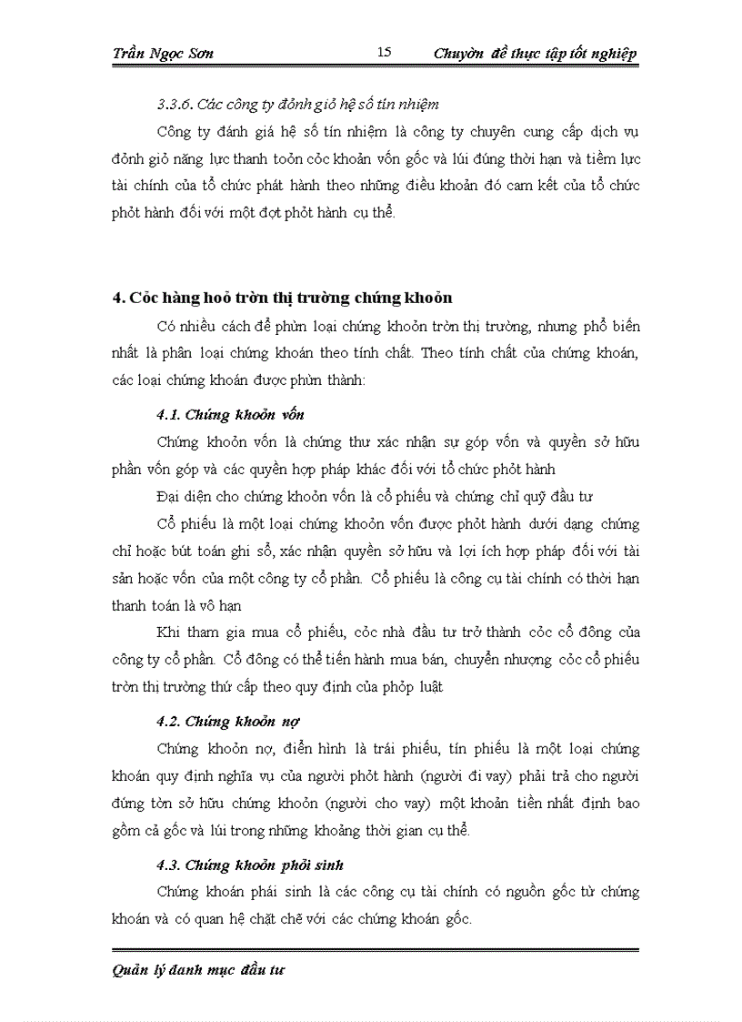 image for page Phân tích, quản lý danh mục đầu tư và áp dụng trong đầu tư một số chứng khoán trên thị trường chứng khoán Việt Nam