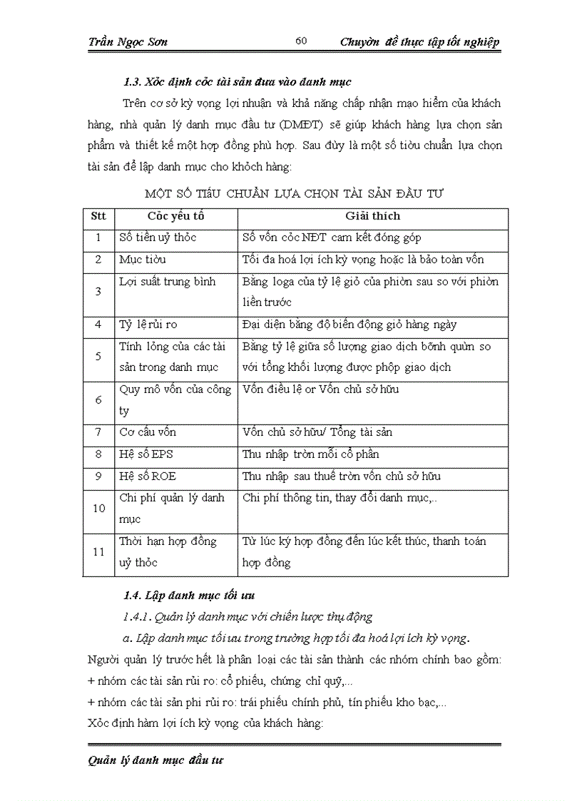 image for page Phân tích, quản lý danh mục đầu tư và áp dụng trong đầu tư một số chứng khoán trên thị trường chứng khoán Việt Nam