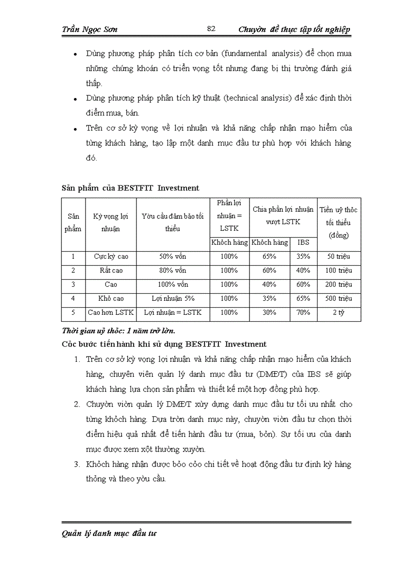 image for page Phân tích, quản lý danh mục đầu tư và áp dụng trong đầu tư một số chứng khoán trên thị trường chứng khoán Việt Nam