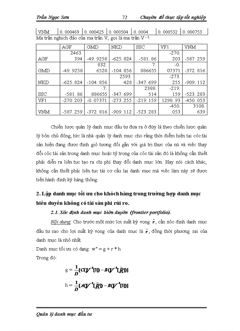 image for page Phân tích, quản lý danh mục đầu tư và áp dụng trong đầu tư một số chứng khoán trên thị trường chứng khoán Việt Nam