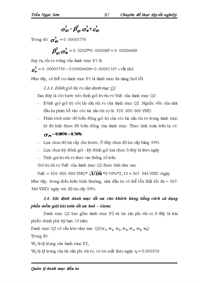 image for page Phân tích, quản lý danh mục đầu tư và áp dụng trong đầu tư một số chứng khoán trên thị trường chứng khoán Việt Nam