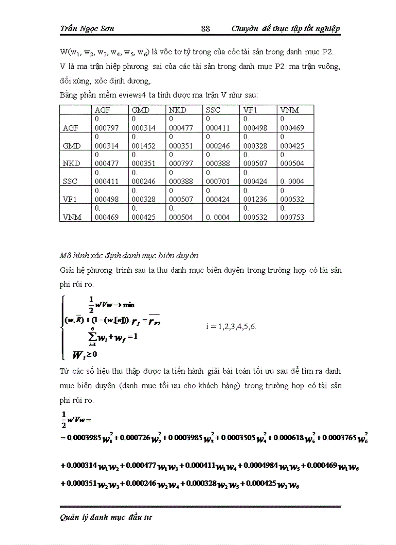 image for page Phân tích, quản lý danh mục đầu tư và áp dụng trong đầu tư một số chứng khoán trên thị trường chứng khoán Việt Nam