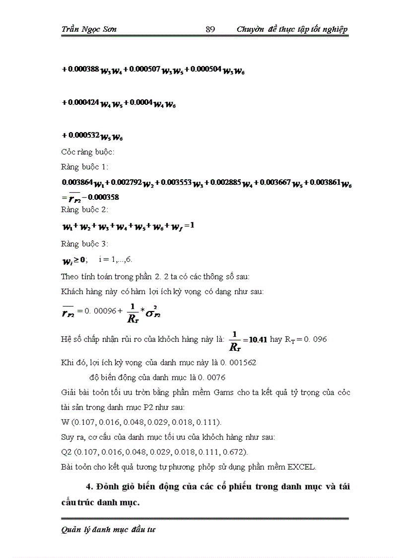 image for page Phân tích, quản lý danh mục đầu tư và áp dụng trong đầu tư một số chứng khoán trên thị trường chứng khoán Việt Nam