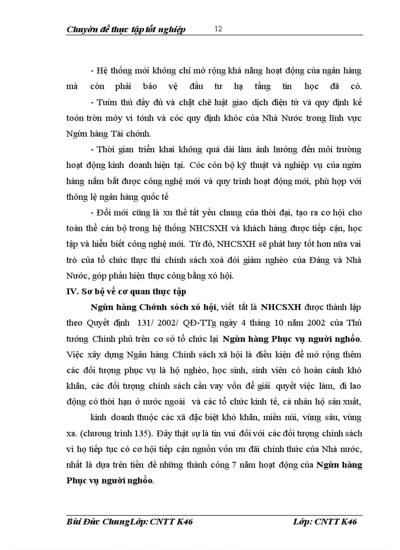 image for page Ngân Hàng chính sách và phần mềm quản lí giao dịch lưu động tại các Ngân hàng cấp xã